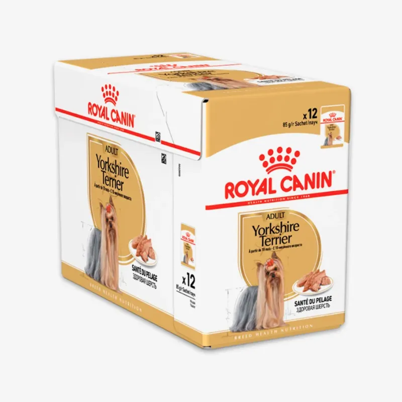 Влажный корм Royal Canin Yorkshire Terrier Adult для собак породы йоркширский терьер 85 г 12 шт