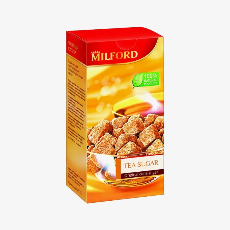Сахар Milford тростниковый кусковой 500 г