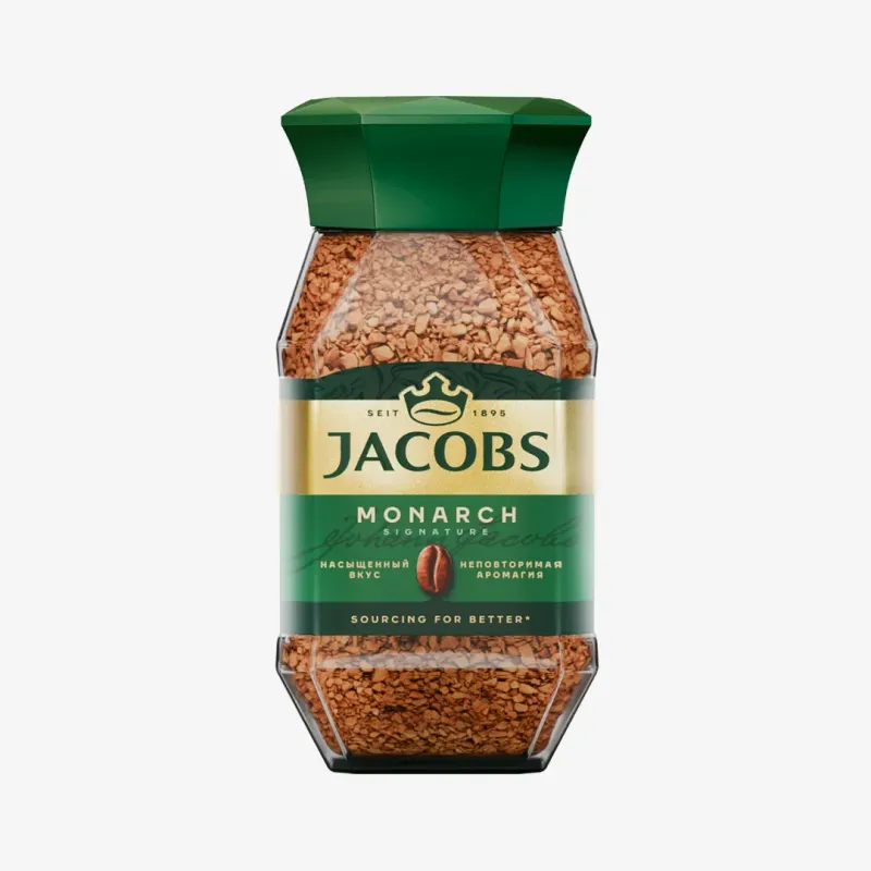 Кофе Jacobs Monarch растворимый сублимированный с/б 95 г