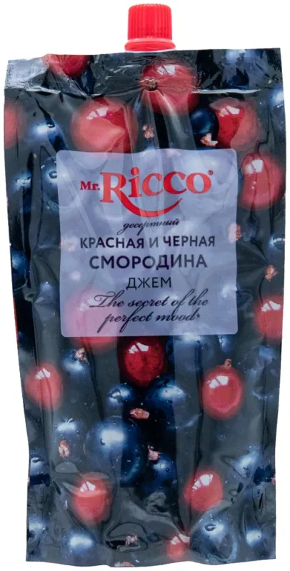 Mr.Ricco джем красная смородина, черная смородина 300 г