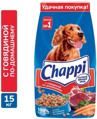 Chappi Говядина по домашнему 15 кг