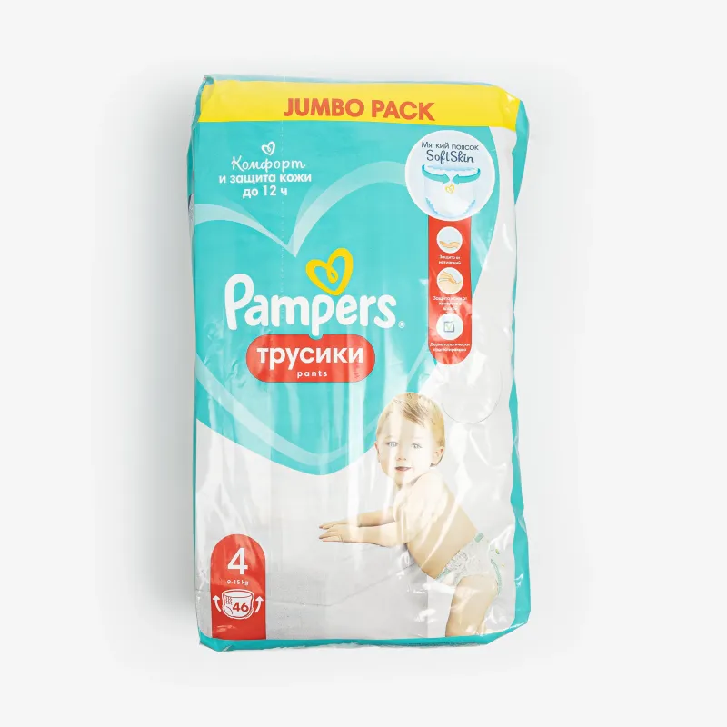 Подгузники-трусики Pampers Maxi 4 (9-15 кг) 46 шт