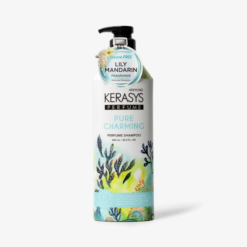 Шампунь Kerasys Pure&Charming для сухих и ломких волос, 600 мл