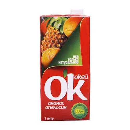 О'К 0,93 л Апельсин-Ананас 
