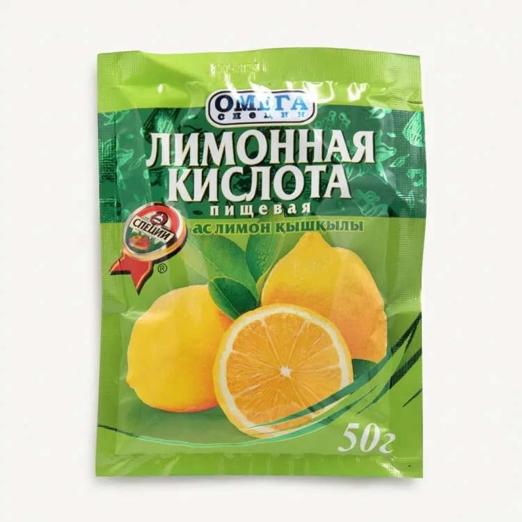 Лимонная кислота Омега, 50 г