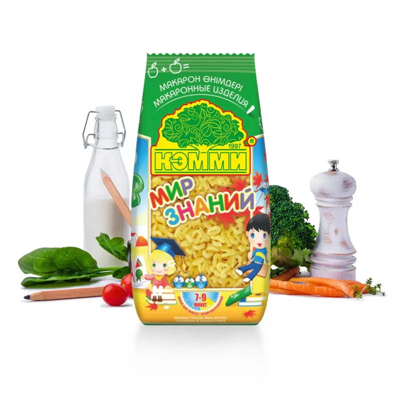 Макароны "Кэмми мир знаний" детские, 250гр
