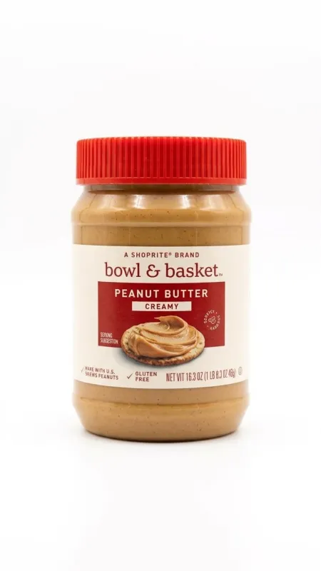 Арахисовая паста Bowl & Basket Peanut Butter (Creamy) 462 г