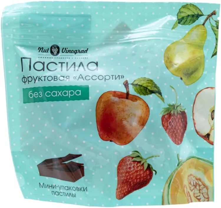 Nut Vinograd пастила фруктовая ассорти без сахара 200 г