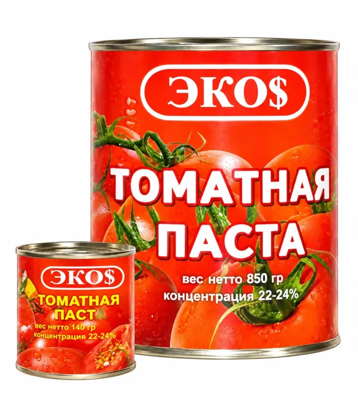 Томатная паста ЭКОС ж/б 850 г