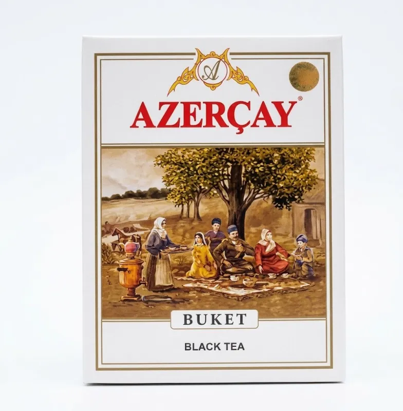 Чай «Azerçay Buket» (Азерчай Букет) — Азербайджанский черный листовой чай 400 г