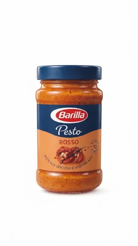 Итальянский красный соус песто Barilla Pesto Rosso с вялеными томатами