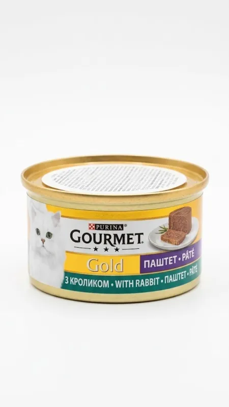 Purina Gourmet Gold — Паштет с кроликом для кошек(85г)