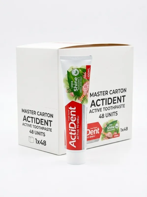 Зубная паста Actident Active Toothpaste: комплексный уход за полостью рта