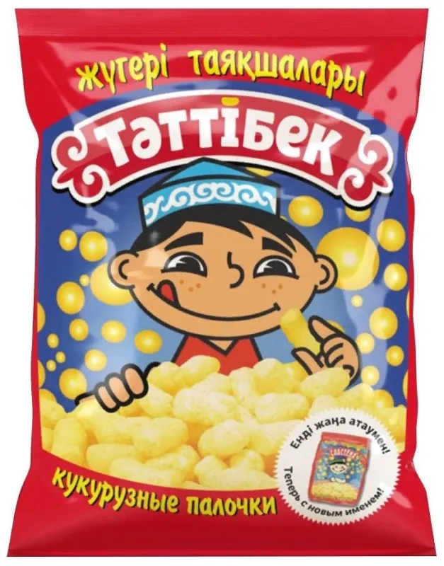 Сластена кукурузные палочки Тәттібек 250 г