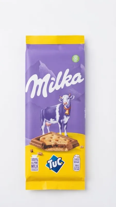 Молочный шоколад Milka с крекером TUC   