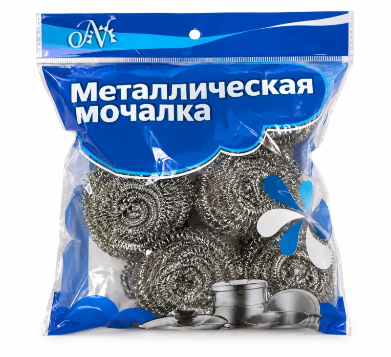 Металлическая мочалка для посуды