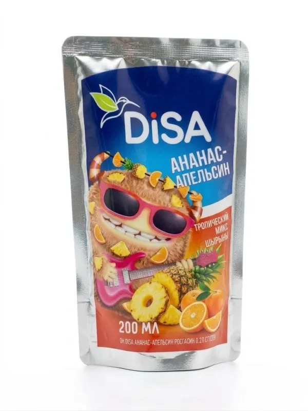 Disa Сочный Ананас-Апельсин 0,2л