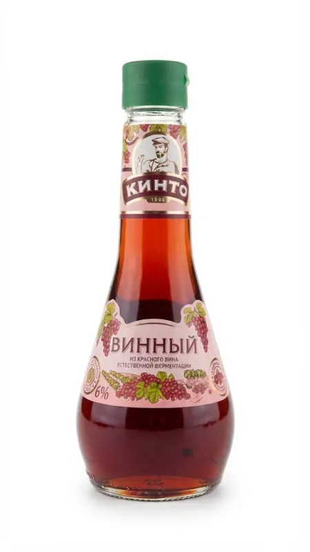 КРАСНЫЙ ВИННЫЙ УКСУС «КИНТО 6%» 250мл