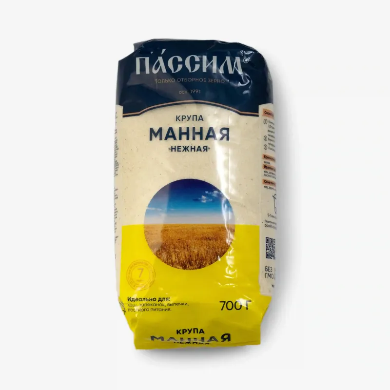 Манная крупа Passim Нежная мягкая упаковка, 700 г