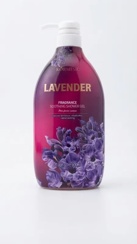 Успокаивающий гель для душа KORMESIC Lavender Soothing, 800 мл