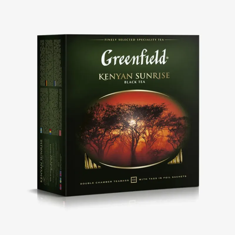 Чай черный Greenfield Kenyan Sunrise 100 пакетиков