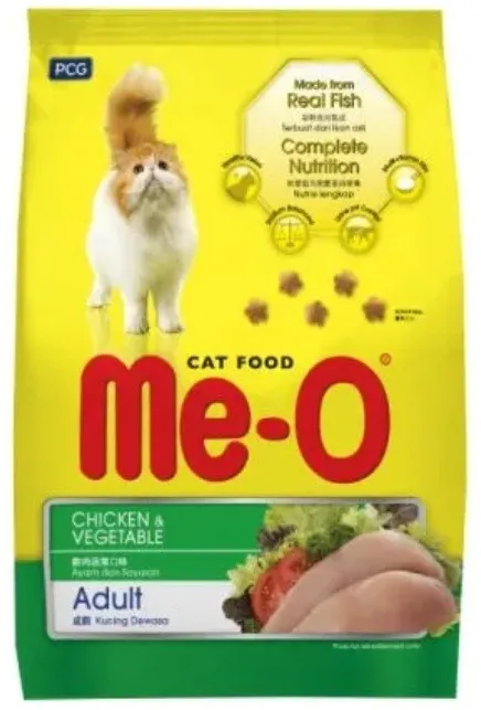 Корм Me-O для взрослых курица, овощи 10кг