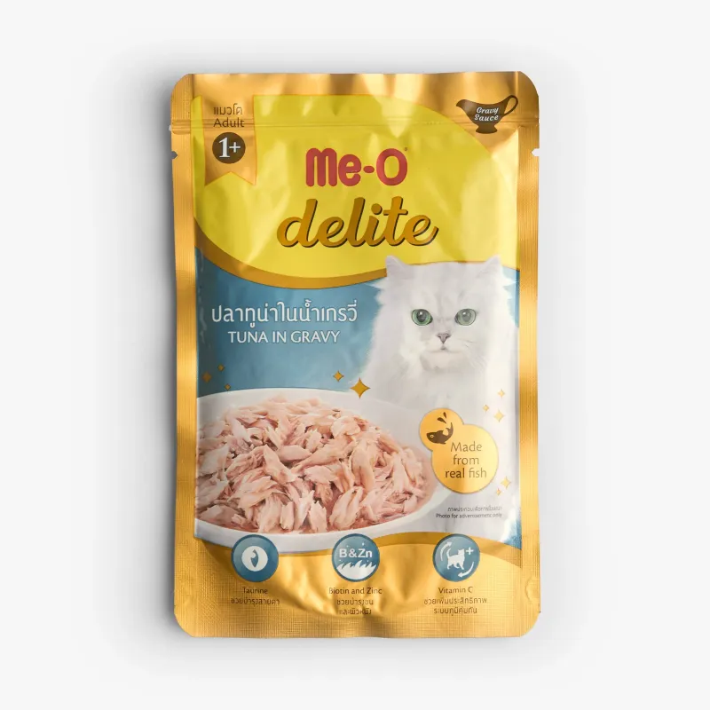 Корм Me-O delite кусочки тунца в соусе 70 г