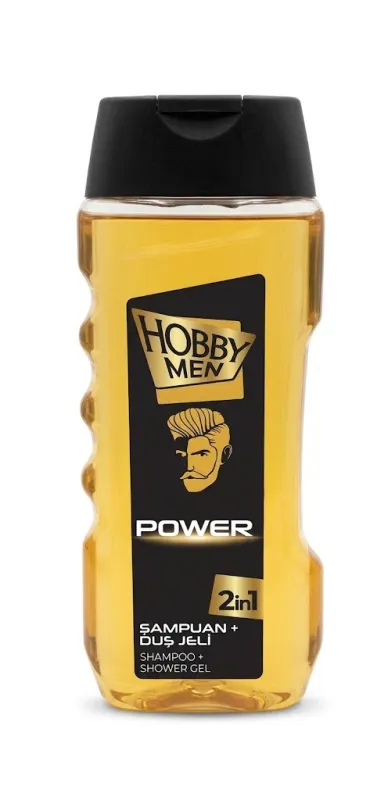Шампунь и гель для душа 2 в 1 Hobby Men "Power" 400 мл 