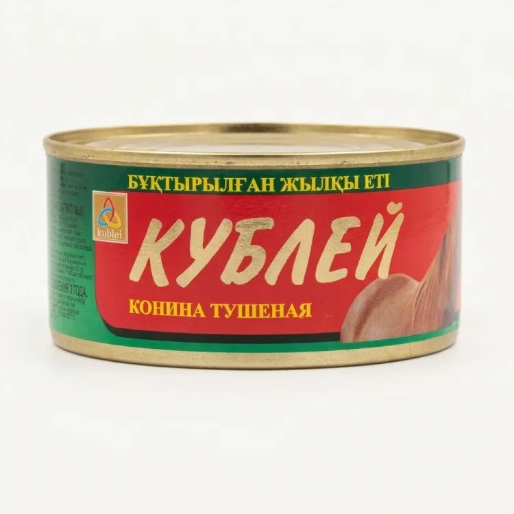 Мясо тушеное конина КУБЛЕЙ, 325 г