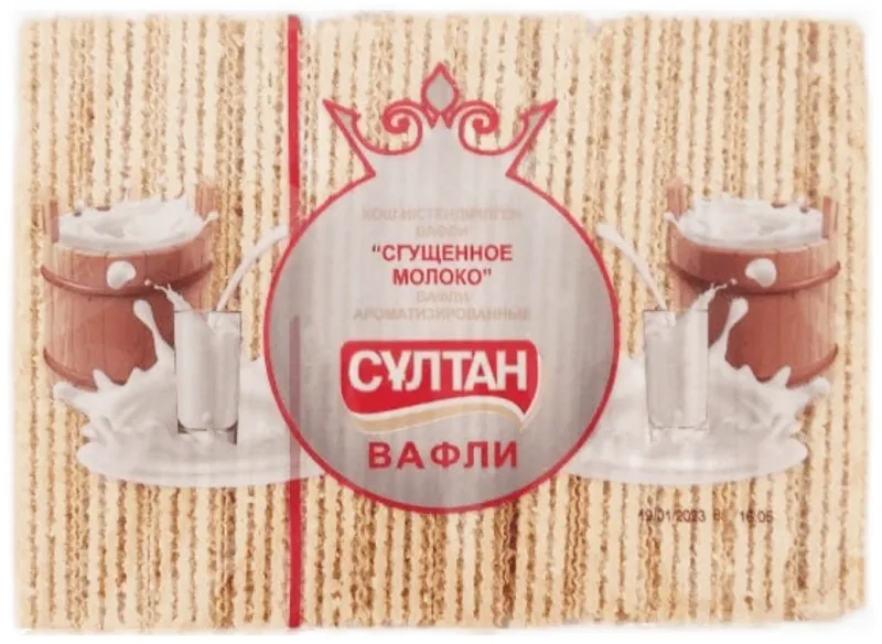 Султан вафли сгущенное молоко 400 г