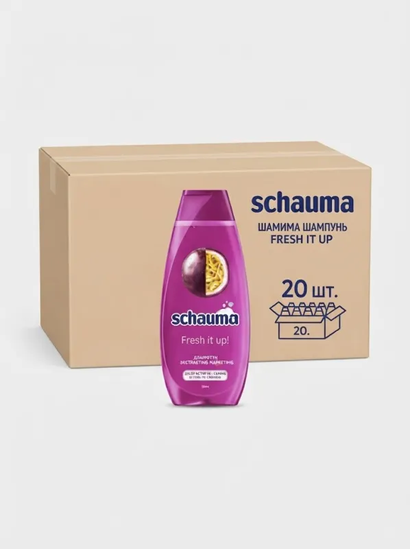 Шампунь для волос Schauma «Fresh It Up», 400 мл (Коробка, 20 штук)
