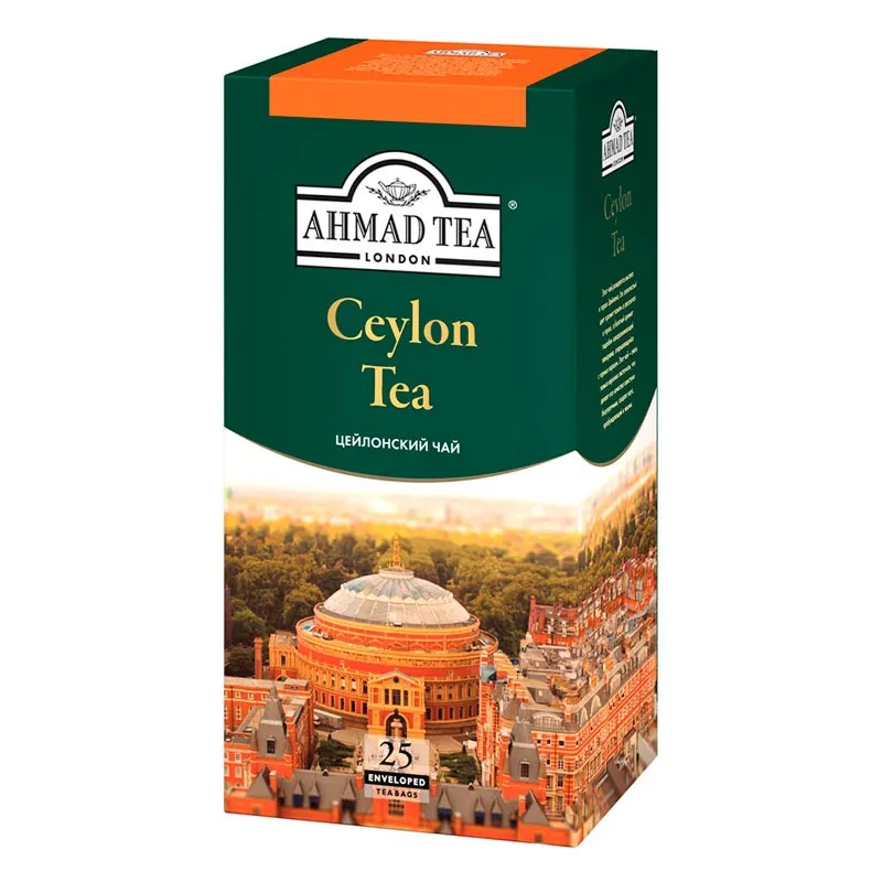 AHMAD TEA Цейлонский 25 пакетиков 50гр