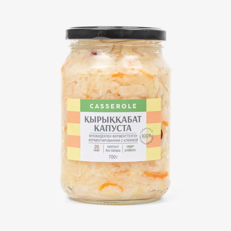 Капуста Casserole ферментированная с клюквой, 700 г