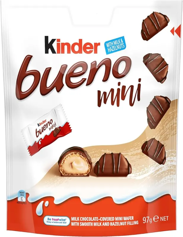 KINDER вафли bueno mini 97.2 г