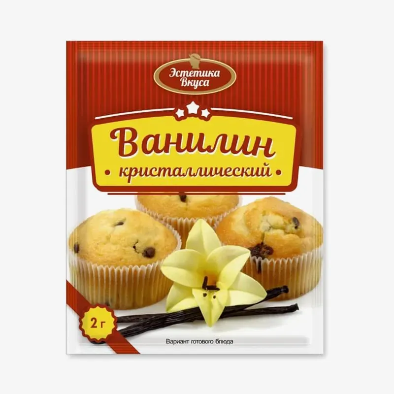 Ванилин Эстетика Вкуса кристаллический, 2 г