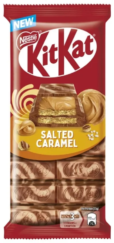 Шоколадная плитка KitKat Salted Caramel 99 r