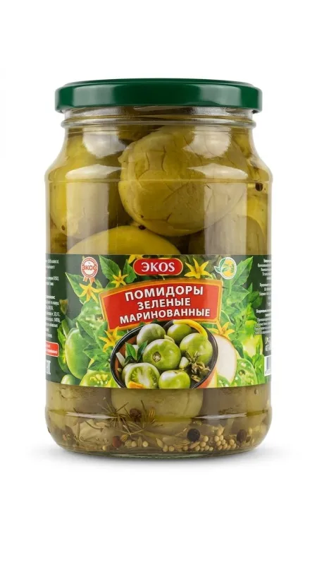 Помидоры зеленые маринованные Экос (ЭКОS) 680гр