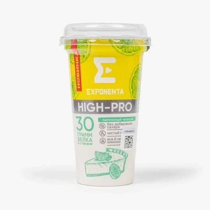 Напиток Exponenta high-pro лимонный чизкейк 250 г
