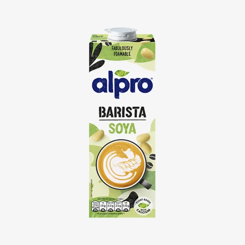 Молоко соевое Alpro оригинальное профессиональное, обогащенное кальцием и витаминами, 1 л