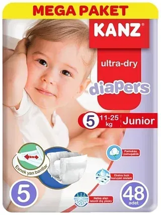 KANZ ПОДГУЗНИКИ №5 (11-25КГ) 48ШТ