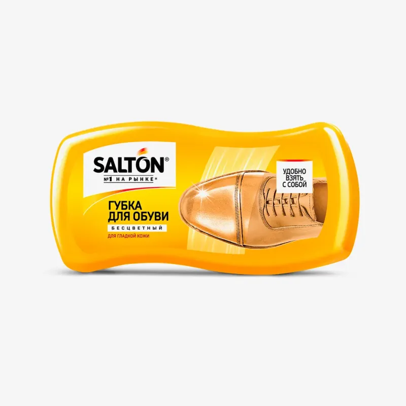 Губка Salton мини бесцветная для гладкой кожи