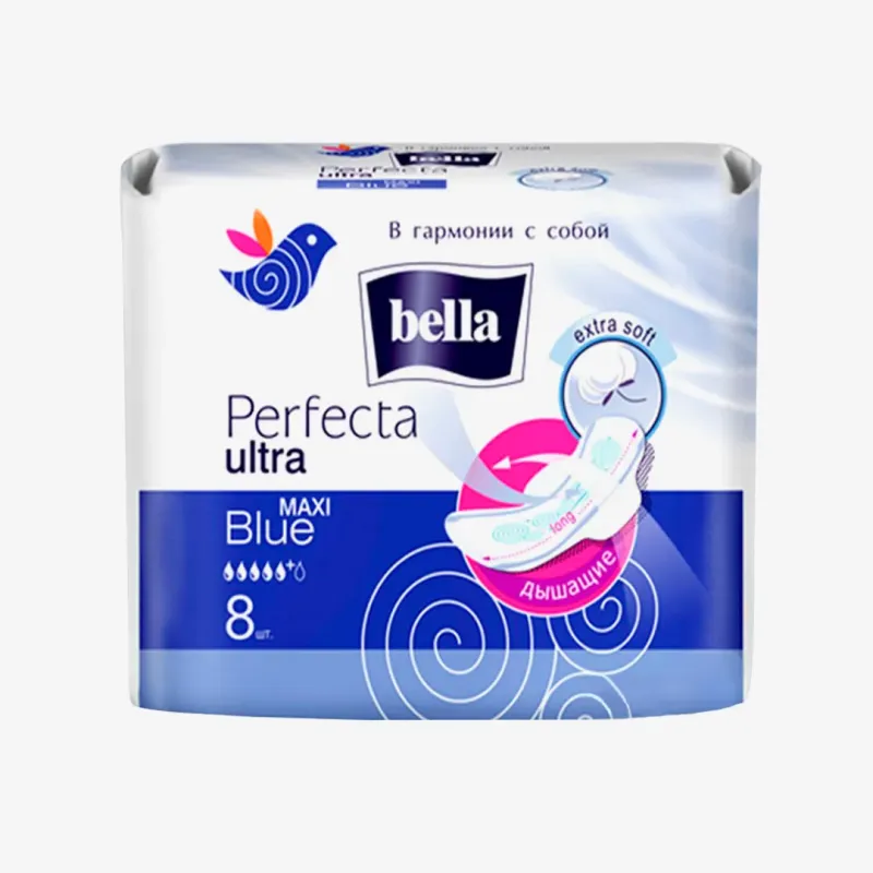 Прокладки гигиенические Bella Perfecta ultra maxi blue 8 шт