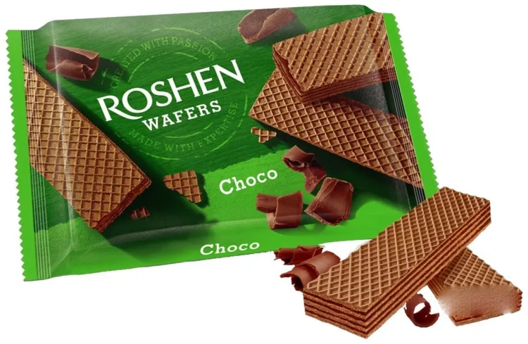 ROSHEN вафли шоколадные 216 Г