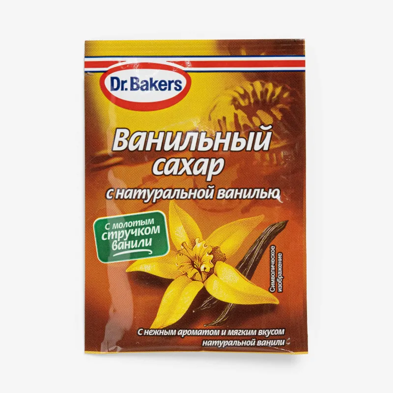 Сахар Dr.Bakers с натуральной ванилью 9 г