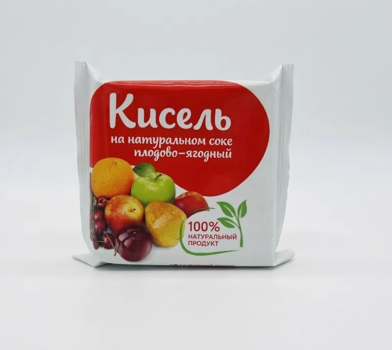 Кисель «Плодово-ягодный» на натуральном соке 200 г 