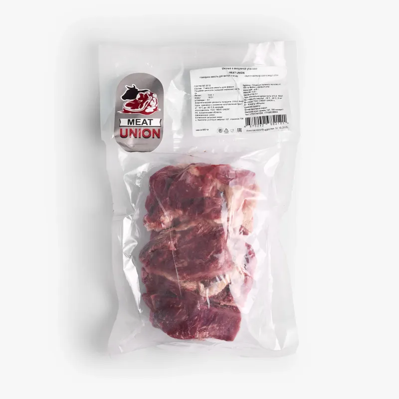 Мякоть говядины Meat Union для фарша замороженная в/у 0.5 кг