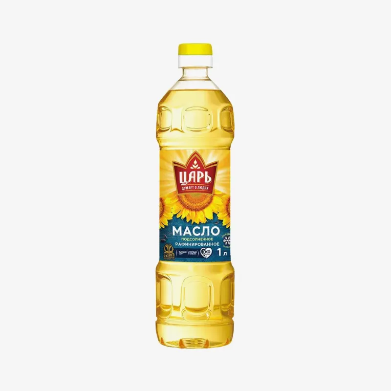 Масло Царь подсолнечное, 1 л