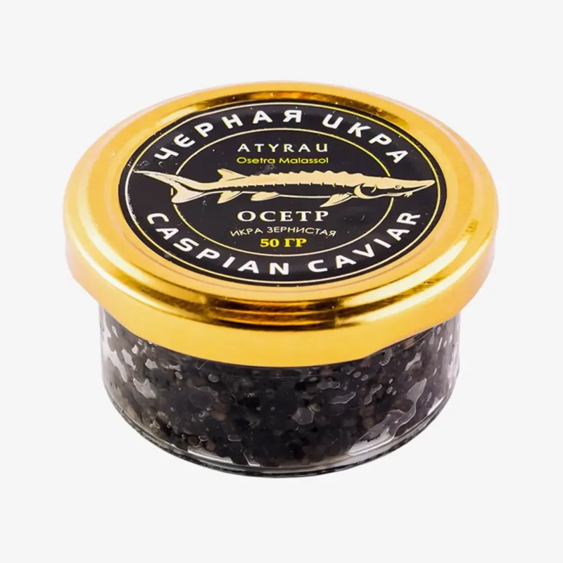 Икра черная Caspian Caviar сибирского осетра 50 г