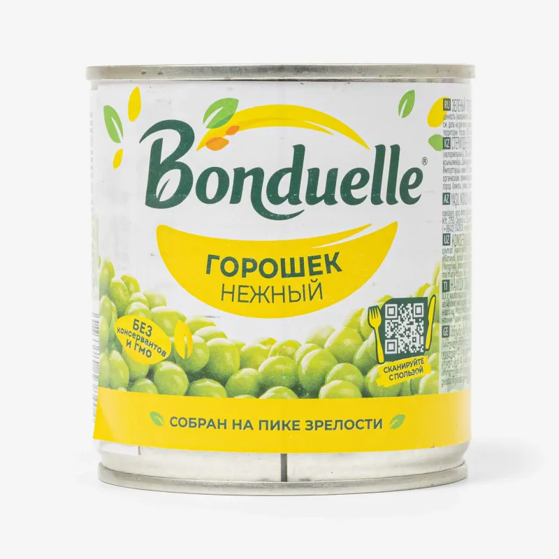 Горошек Bonduelle консервированный нежный, 212 мл