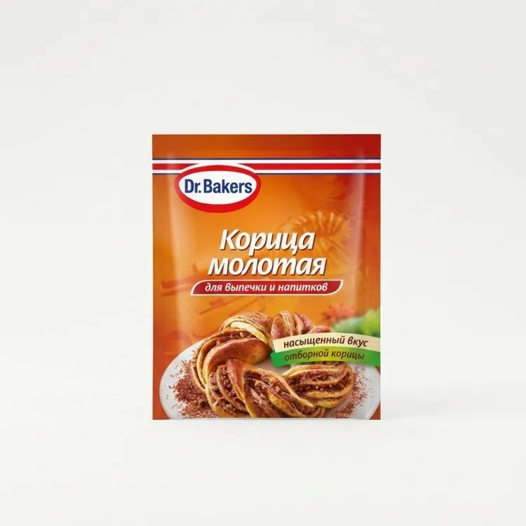 Корица молотая Dr.Bakers для выпечки и кондитерских изделий, 8 г
